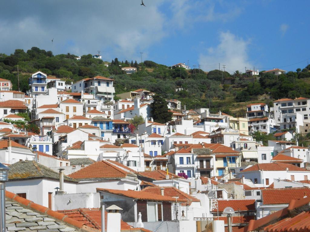 Aggela Guesthouse Skópelos Rom bilde