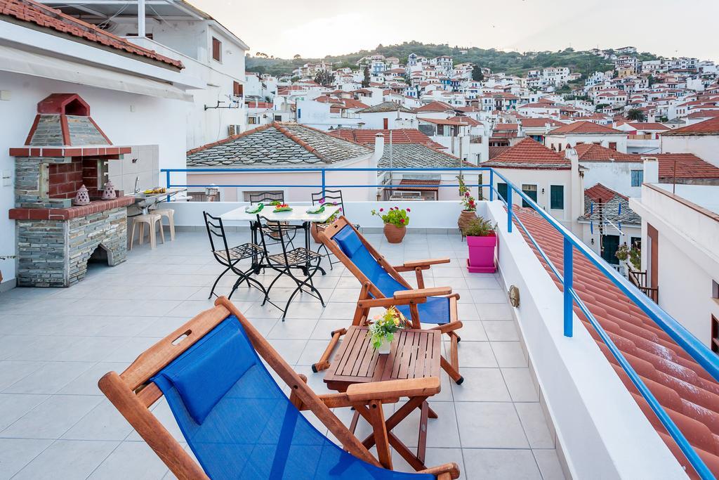 Aggela Guesthouse Skópelos Eksteriør bilde