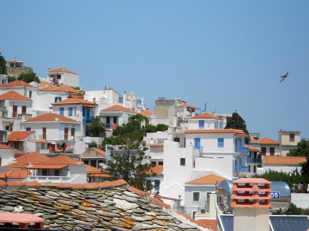 Aggela Guesthouse Skópelos Rom bilde